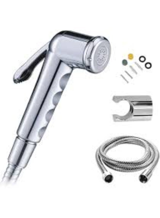 تالزيو رأس بخاخ بيديه للمرحاض، بخاخ بيديه يدوي، رأس بخاخ شطف، رأس بخاخ مطلي بالكروم فقط - Image 2